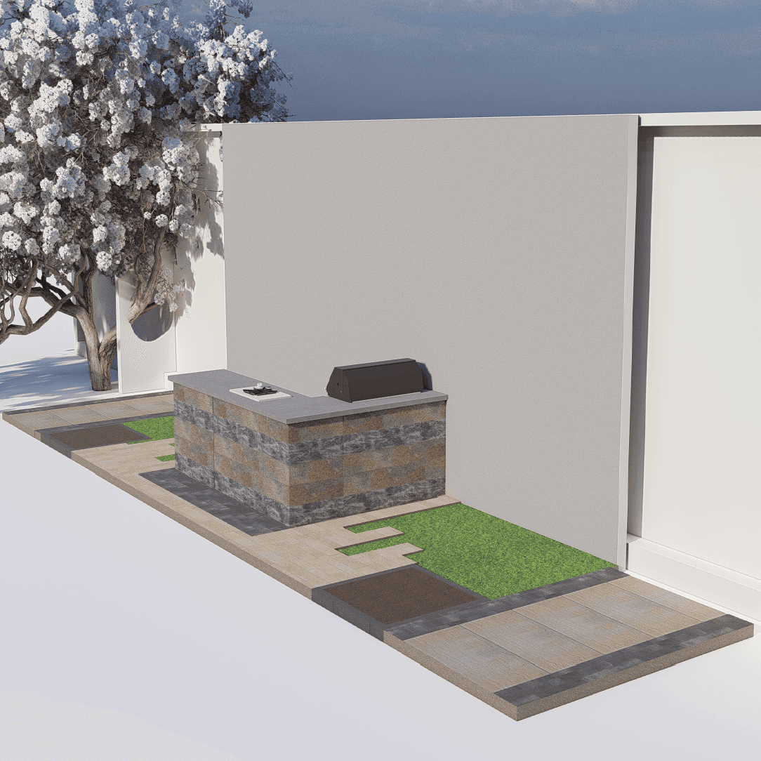 Outdoor Kitchen 4014 - 12.20 x 3.00 m